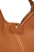 حقيبة هوبو جلد بشعار V